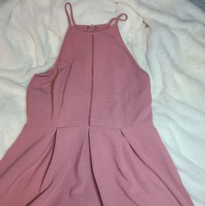Pink Dress with Cut-Outs